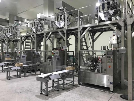 Multifunction Doypack Pouch SS304 Frozen Food Packaging Machine 50bags/Min