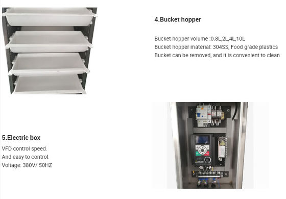 Fully AutomaticZ Type Bucket Conveyor For Candy Chocolate Transport