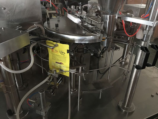 MultiFunction Chips Rotary Pouch Packing Machine 60Bags/Min
