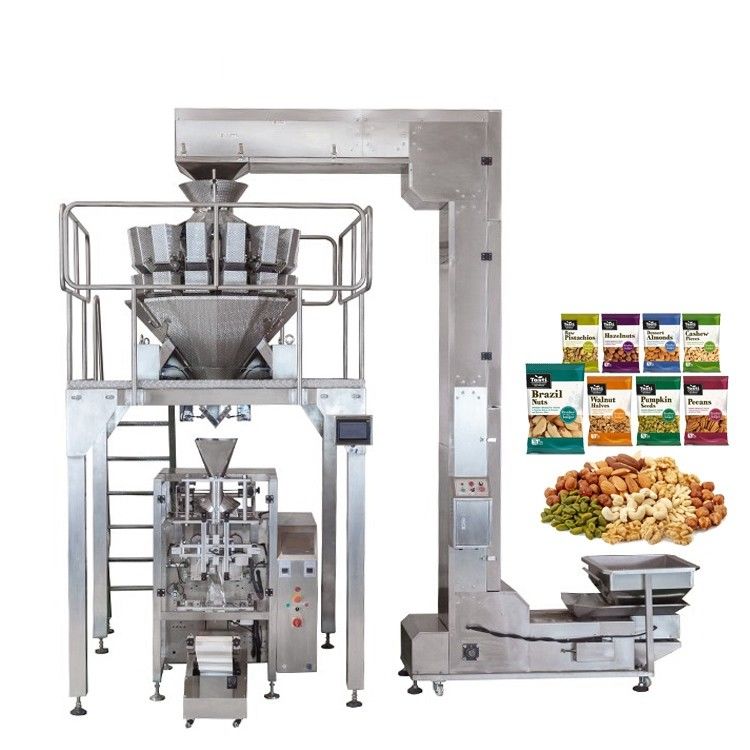 2000g Puffed Food Packing Machine With Weighing Machine