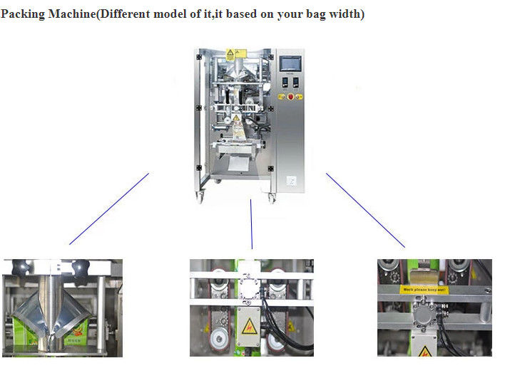 Multi Function Gusset Bag Vertical Packing Machine For Potato Chips