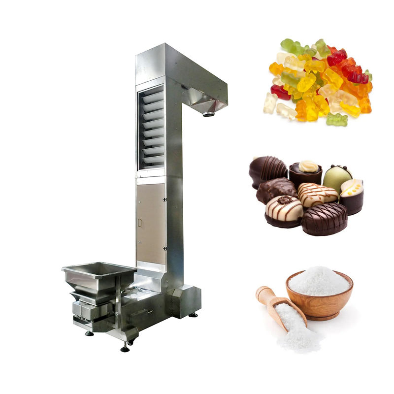 Fully AutomaticZ Type Bucket Conveyor For Candy Chocolate Transport