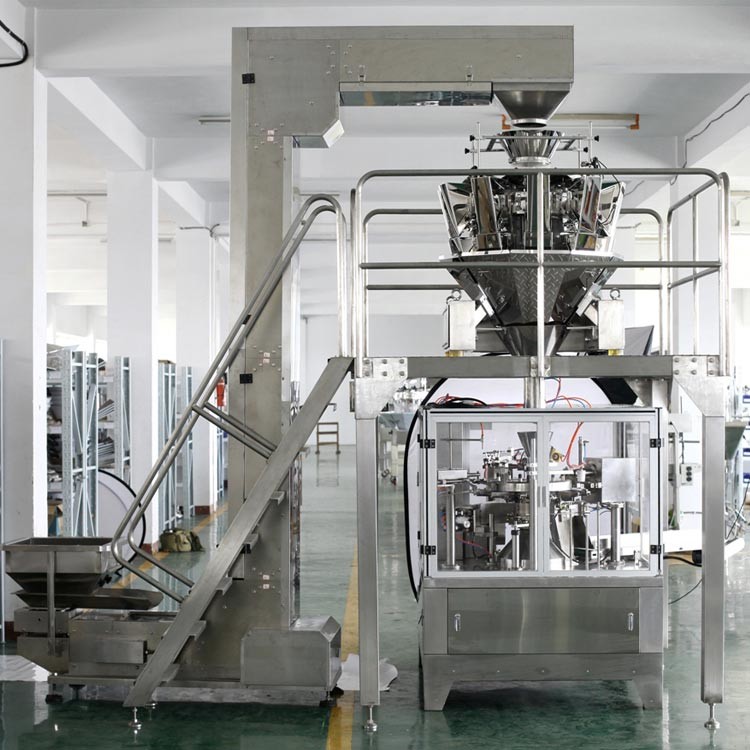 Multifunction Doypack Pouch SS304 Frozen Food Packaging Machine 50bags/Min